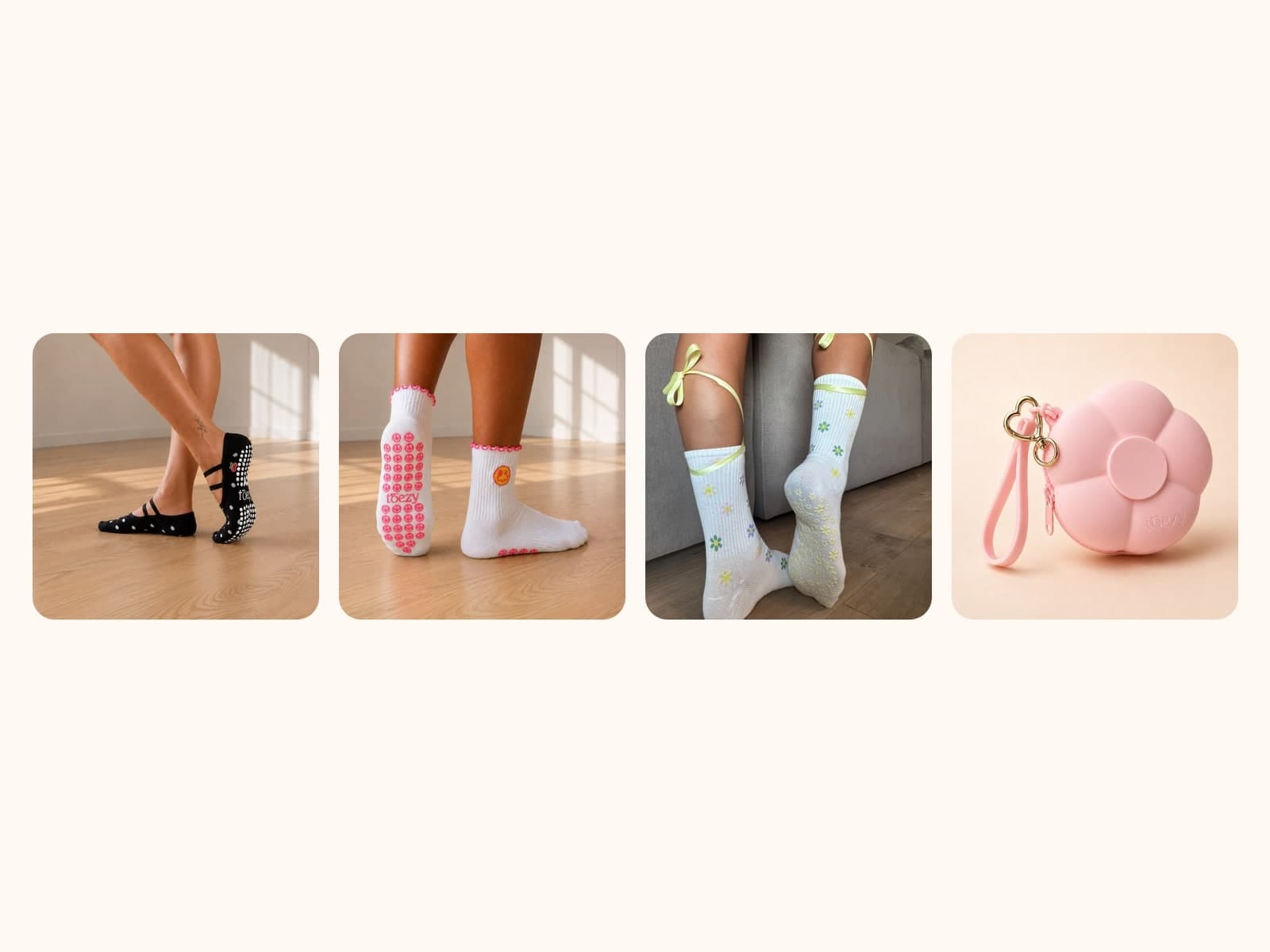 The Get Flowing Starter Pack: Cherry on Top, Happy Daze, Bloom & Balance, Petal Pouch — Ballet Pink